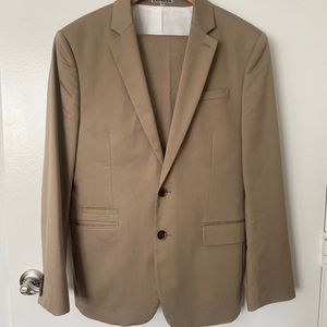 Express men’s tan suit